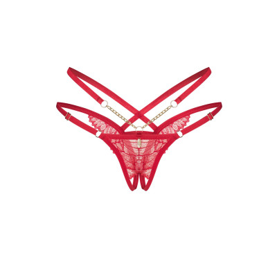 Трусики Obsessive Matildea crotchless thong 2XL/3XL