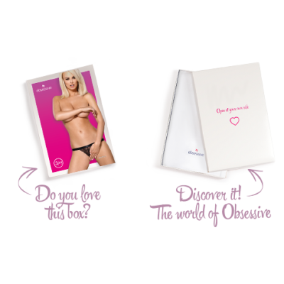 Obsessive 828-THC-1 crotchless thong L/XL