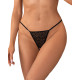 Набір трусиків з доступом Obsessive Bianca 2-pack crotchless thong 2XL/3XL-2