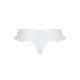 Трусики в горошок, з рюшами та шнурівкою Fatin Thong white L/XL - Passion-5