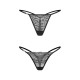 Набір трусиків Obsessive Clara 2-pack thong S/M-4