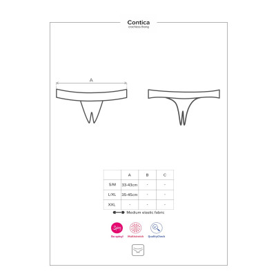 Obsessive Contica crothchles thong S/M