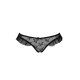 Трусики з оборками DONIA THONG black XXL/XXXL - Passion Exclusive-4
