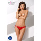 Трусики на зав'язочках з боків WARDA THONG red L/XL - Passion Exclusive-2