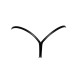 Трусики Noir Handmade P008 Powerwetlook panty with gold clasp - XXL-4