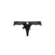 Мереживні трусики-танга з атласним бантиком Naja Thong black S/M - Passion-5