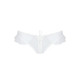 Трусики в горошок, з рюшами та шнурівкою Fatin Thong white XXL/XXXL - Passion-4
