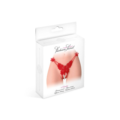 Трусики з перлинами Fashion Secret Natasha Red