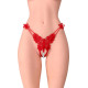 Трусики з перлинами Fashion Secret Natasha Red