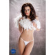 Трусики-стрінги MT012 white - Passion-1