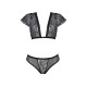 Комплект Passion LEAFA BIKINI black S/M - ECO Passion-2
