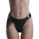 Трусики з натуральної шкіри Feral Feelings - String Bikini Black-1