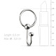 Уретральна вставка із кільцем Sinner Gear Unbendable – Sperm Stopper Solid, діаметр кільця 2,6 см-4