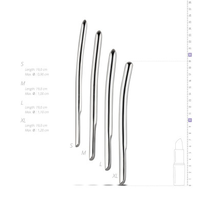 Набір уретральних стимуляторів Sinner Gear Unbendable – Single Ended 4 шт, діаметри 9,10,11,12 мм Набір уретральних стимуляторів Sinner Gear Unbendable – Single Ended 4 шт, діаметри 9,10,11,12 мм