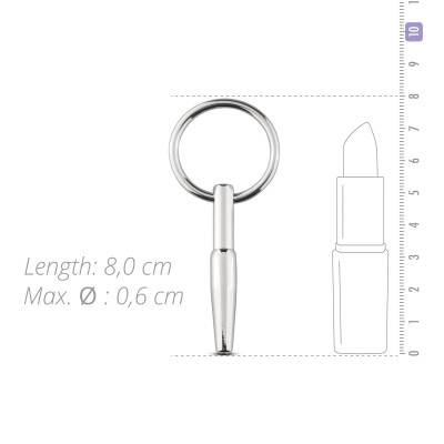 Порожнинний уретральний стимулятор Sinner Gear Unbendable – Hollow Penis Plug, довжина 4 см, діаметр Порожнинний уретральний стимулятор Sinner Gear Unbendable – Hollow Penis Plug, довжина 4 см, діаметр