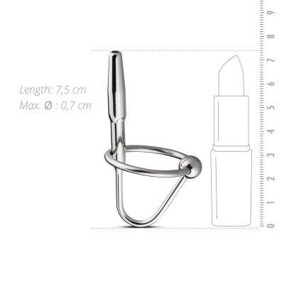 Уретральний стимулятор Sinner Gear Unbendable – Sperm Stopper Hollow Ring, 2 кільця (2,5 см та 3 см) Уретральний стимулятор Sinner Gear Unbendable – Sperm Stopper Hollow Ring, 2 кільця (2,5 см та 3 см)