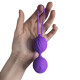 Вагінальні кульки Adrien Lastic Geisha Lastic Balls BIG Violet (L), діаметр 4 см, вага 90 гр-5