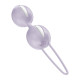 Вагінальні кульки Fun Factory SMARTBALLS DUO Purple, 2 шт, діаметр 3,2 та 3,6 см-2