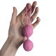 Вагінальні кульки Adrien Lastic Geisha Lastic Balls BIG Pink (L), діаметр 4 см, вага 90 гр-4