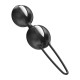 Вагінальні кульки Fun Factory SMARTBALLS DUO Black, 2 шт, діаметр 3,2 та 3,6 см-2