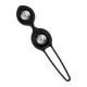 Вагінальні кульки Fun Factory SMARTBALLS DUO Black, 2 шт, діаметр 3,2 та 3,6 см-4