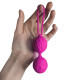 Вагінальні кульки Adrien Lastic Geisha Lastic Balls BIG Magenta (L), діаметр 4 см, вага 90 г-4