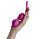 Вагінальні кульки Adrien Lastic Geisha Lastic Balls BIG Magenta (L), діаметр 4 см, вага 90 г-5