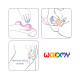 Вагінальні кульки Wooomy Love Pearls-3