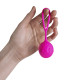 Вагінальні кульки Adrien Lastic Geisha Lastic Balls Mía Magenta (L), діаметр 4 см, вага 42 гр-3