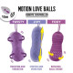 Вагінальні кульки з масажем і вібрацією FeelzToys Motion Love Balls Jivy з пультом дистанційного кер-2
