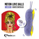 Вагінальні кульки з масажем і вібрацією FeelzToys Motion Love Balls Jivy з пультом дистанційного кер-1