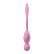 Вагінальні кульки з вібрацією Satisfyer Love Birds 1 Connect App Pink-3