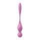 Вагінальні кульки з вібрацією Satisfyer Love Birds 1 Connect App Pink-2