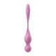 Вагінальні кульки з вібрацією Satisfyer Love Birds 1 Connect App Pink-4
