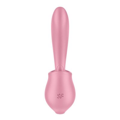Вагінально-кліторальний вібратор Satisfyer Tongue Genius з язичком