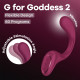 Вагінально-кліторальний вібратор Satisfyer G for Goddess 2 Wine Red, 2 мотори-5