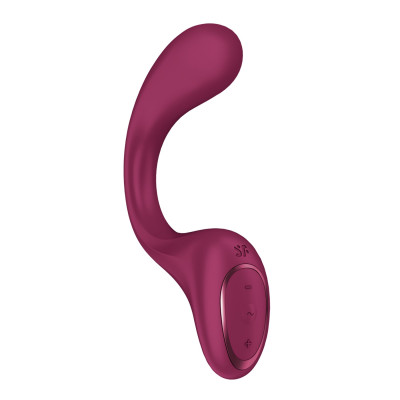 Вагінально-кліторальний вібратор Satisfyer G for Goddess 2 Wine Red, 2 мотори Вагінально-кліторальний вібратор Satisfyer G for Goddess 2 Wine Red, 2 мотори