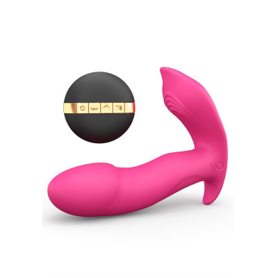Вібратор Dorcel Secret Clit з підігрівом і пультом ДК, можна під одяг, голосове керування Вібратор Dorcel Secret Clit з підігрівом і пультом ДК, можна під одяг, голосове керування
