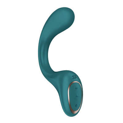 Вагінально-кліторальний вібратор Satisfyer G for Goddess 2 Bottle Green, 2 мотори Вагінально-кліторальний вібратор Satisfyer G for Goddess 2 Bottle Green, 2 мотори