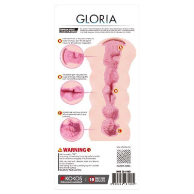 Мастурбатор вагина двухслойный Kokos Gloria DL