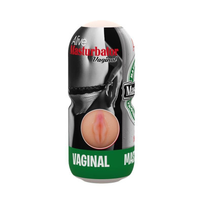 Недорогий мастурбатор-вагіна Alive Heineken Vagina у вигляді банки пива