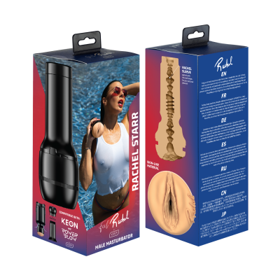Мастурбатор Kiiroo Feel Rachel Starr PBC, сумісний з PowerBlow и Keon
