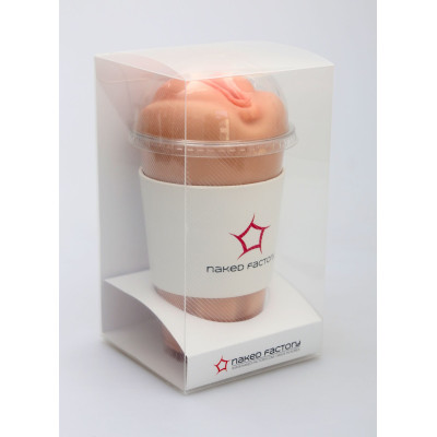 Мастурбатор-вагіна Naked Factory Cup Sleeve V–2, наскрізний