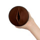 Мастурбатор-вагіна Kiiroo Feel Stroker Dark Brown для секс-машини Kiiroo Keon-5