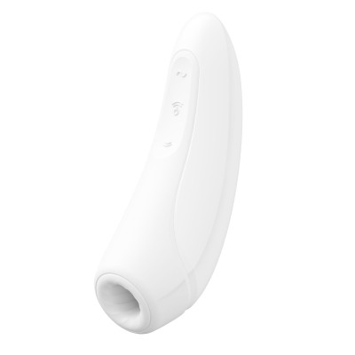 Вакуумний кліторальний стимулятор Satisfyer Curvy 1+ White