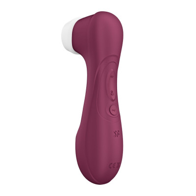Вакуумний кліторальний стимулятор Satisfyer Pro 2 Generation 3 with Liquid Air Connect App Wine Red