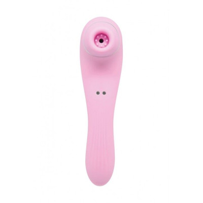 Вакуумний кліторальний стимулятор Wooomy Smoooch Pink Clitoral Suction & Vibration