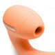 Вакуумний вібратор Kistoy Tina Mini Orange, вагінально-кліторальний-3