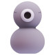 Вакуумний вібратор-качечка CuteVibe Ducky Grey-1