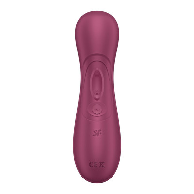 Вакуумний кліторальний стимулятор Satisfyer Pro 2 Generation 3 with Liquid Air Connect App Wine Red